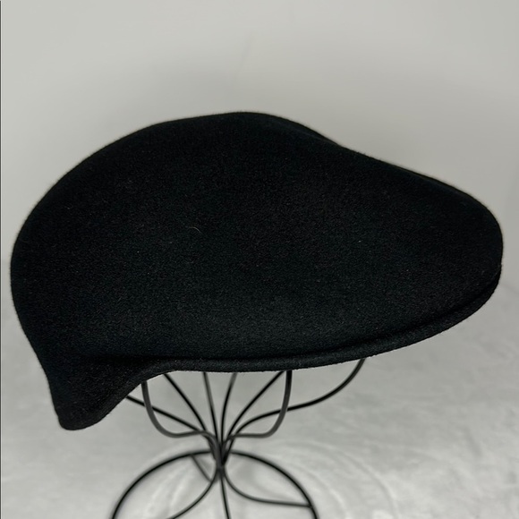 Kangol Lite Felt 504 Cap Black Medium - Picture 1 of 7